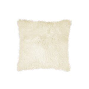 Natural Home Decor New Zealand Sheepskin Pillow | 1-Piece | Natural | 18"x18"